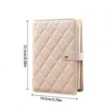 Organizador de joyas en forma de corazón con cierre transparente, múltiples compartimentos para anillos, pendientes y collares, elegante piel sintética beige con detalles dorados. Ideal como regalo de San Valentín o para regalar a familiares y amigos. - Negro - Ver 9
