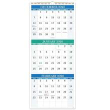 2026 Wall Calendar - 3 Month Calendar Vertical, January 2026 To December 2026, Calendar 2026 With Large Blocks, 11'' X 26'' (Open) - 2026年3月曆 - 查看 1