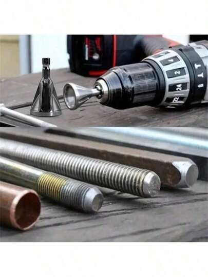 1 Piece New Chamfer Drill Bit, Metal Deburring External Chamfering, Suitable For Various Chuck Drill Tools