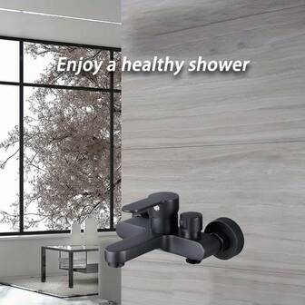 Bathroom Shower Faucet Mixer Valve Shower Head Set Bathtub Faucet Tap 3-In-1 Hot & Cold Water Bathroom Accessaries Bathroom Tools
