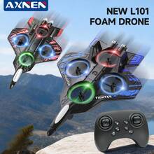 AXNEN L101 Remote Control Drone Toy, Glider/Fighter Plane Toy, Adjustable Speed, Headless Mode, Colorful Lights, Perfect Gift For Halloween And Christmas