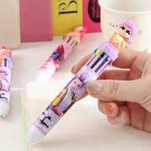 3pcs/Set Multicolor KPOP Gel Pens, 10 Colors Handheld Pens, Magic Hunters Group Plastic Ballpoint Pens, 0.5mm Gel Ink Pens, Signature Gel Pens, And Learning/Office Ballpoint Pens - Multicolor - View 4