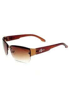 New Square Glasses Ladies Fashion Design Classic Men's Glasses MMYZ - C3 - 查看 1