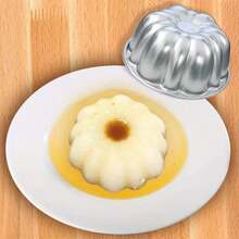 1pc/5pcs/10pcs Petal Shaped Pudding/Jelly Mold, Caramel Jelly Mold, Dessert Mold, Baking Bag Mold, Suitable For Cupcakes And Jelly Molds - Perfect For Home Baking, Ideal For Thanksgiving, Valentine's Day And Family Gatherings - Multicolor - View 4