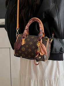 Bolso de mano nuevo y de moda, con un diseño minimalista y vintage, bolso de hombro y bandolera, de elegancia exquisita, tipo bolso de Boston, adecuado para compras, ir al trabajo, citas, viajes diarios y talla grande ocasiones.