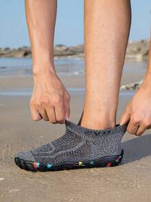 Chaussures d'eau amies des pieds nus, à semelle souple pour la natation, la plongée, les chaussures de plage pour hommes, les sandales d'été pour l'extérieur, les chaussures d'eau pour la pêche, les chaussures respirantes pour le gué. Idées pour la Saint-Valentin - Imprimé - Voir 9