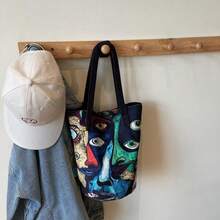 Bolso cruzado de mujer con ilustraciones de cuento de hadas diseño único y moderno bolso bandolera versátil para mujeres bolso de hombro pequeño con dibujos - Sección Seis - Ver 2