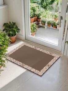 One Piece Of Silicone Kitchen Mat With Colorful Gradient Pattern, Anti-Fatigue, Non-Slip, Quick-Drying And Water-Absorbing, Simple And Stylish Soft Rubber Mat Suitable For Kitchen, Bathroom, Entrance Door, Laundry Room And Other Places ,Room Decor - Multicolor - View 6