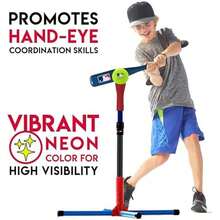 Franklin Sports  Juego de Bate y Pelota de béisbol de Espuma de Gran tamaño - Bola de espuma de gran tamaño - Paquete de 4-Conjunto de béisbol - Ver 4