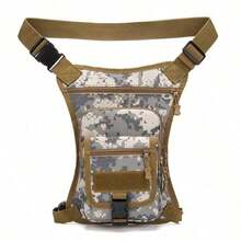 Riñonera, estuche de cuero práctico con bolsillo para el muslo, bolso de cadera para exteriores - Multicolor - Ver 1