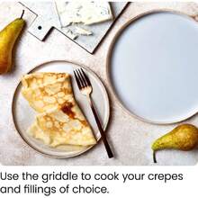 | Crepera Eléctrica de 12 Pulgadas| Sartén Redondo | Negra,38084628 - Multicolor - Ver 5