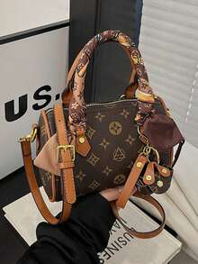 Bolso de mano nuevo y de moda, con un diseño minimalista y vintage, bolso de hombro y bandolera, de elegancia exquisita, tipo bolso de Boston, adecuado para compras, ir al trabajo, citas, viajes diarios y talla grande ocasiones.