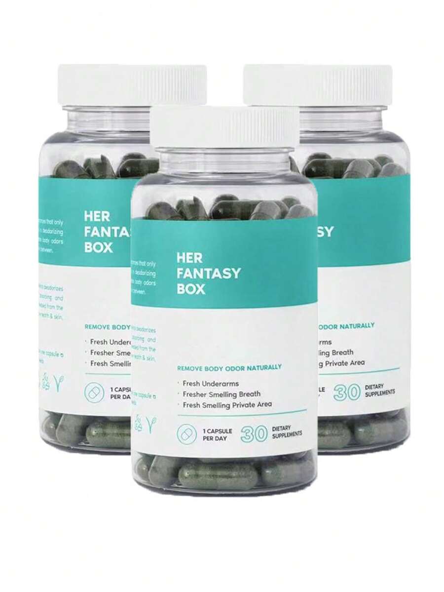 Chlorophyll Capsules – Vegan Detox & Digestion Support, Gut & Skin Health, Natural Energy Booster – 30 Capsules (200 Mg) - 90 viên nang - Xem 1