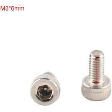 100 piezas Tornillos de Cabeza Hexagonal Acero Inoxidable 304 M3 x 6/8/10/12/14/16/18/20/22/25/30 mm,38072484 - Gris Claro - Ver 2