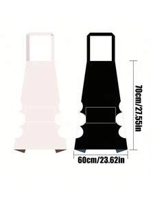 2pcs Strip Apron, Unisex Apron, Adjustable Waterproof Drip, With 2 Pockets, Cooking Kitchenapron, Suitable For Chefs, Barbecue Drawing Apron, Cooking Apron, Plus Size Apron - 彩色 - 查看 7