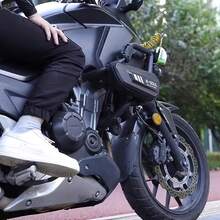Motorcycle Side Bag - Hard Shell, Double Zipper Closure, Adjustable Shoulder Strap, Universal Fit For Motorcycle Handlebar Diameter, Motorcycle Accessory, Riding Gear Hard Shell Storage Bag - Hard-shell Side Bag - View 6