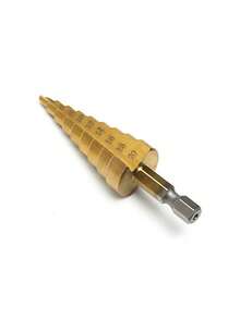 3件套多功能工业硬度冲孔器、安装钻头、去毛刺器、高效阶梯钻头 - 彩色 - 查看 7