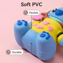 Valentine's Day Special! Disney Stitch PVC Keychain With Heart Design, Perfect Gift For Girlfriend/Boyfriend - Multicolor - View 5