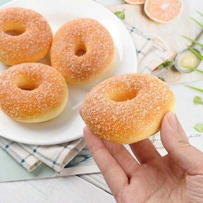 1/2/3个装人造枫糖甜甜圈，摄影道具，面包装饰，厨房模型道具，生日/毕业礼物