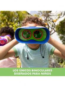 Educational Insights GeoSafari Jr. Kidnoculars: juguetes de ciencias, binoculares para niños. Perfecto para jugar afuera y para ciencia de preescolar. A partir de 3 años,38072154 - Negro - Ver 2