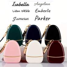 Square Self-Inking Name Stamp, Made Of PE Polyethylene, With Engraved Business Signature, Suitable For Office And Daily Use/Can Customize Your Own Name - Multicolor - View 2