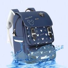 Disney 米奇米妮儿童背包。这款背包印有米奇、米妮、史迪奇和其他卡通人物图案。适合男孩女孩上学或日常户外活动使用。 - 彩色 - 查看 3