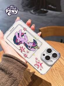 MY LITTLE PONY Official Genuine Phone Case, Card Holder Phone Case, Shock-Proof & Scratch-Resistant Phone Case Compatible With IPhone 17, 17 Pro, 17 Pro Max, 11, 12, 13, 14, 15, 16 Pro, 16 Pro Max, 14 Plus, 15 Plus, 16 Plus, XR, XS Max, Women's Exclusive Phone Case - Clear - View 5