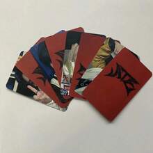 8pcs SK ATE Red LOMO Photo Cards - Double-Sided High Definition Replica, Featuring Kpop Idols With Blonde And Black Hair, Must-Have For STAY Fans, Collecting Dream - Multicolor - View 3