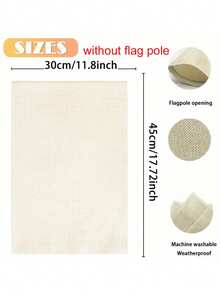 1pc St. Patrick's Day Lucky Clover Garden Flag, Plaid Shamrock Decor Flag, Outdoor Yard Holiday Decoration Flag (Flagpole Not Included) - Multicolor - View 10