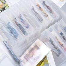 Transparent 4\ X 6\ Photo Organizers And Photo Storage Box With Handle, 16 Inner Photo Cases, Portable Picture Organizers & Photo Storage Containers (Clear-Silver Handle) - Clear-silverHandle - View 6