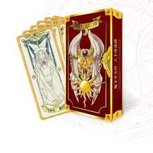 1 Set - Cartas de Clow - Mercancía de Anime - Cartas de Adivinación - Regalo de Vacaciones/Cumpleaños - Regalo de Halloween - Regalo de Navidad - Multicolor - Ver 8