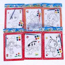 50pcs Watercolor Painting, Watercolor Paper, Coloring Pages, DIY Watercolor Painting, Educational Doodle Painting - Multicolor - View 6