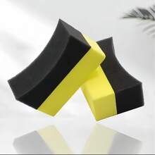 1pc Car Wash Sponge, Corner Wipe, Composite Tire Brush, Car Waxing Sponge, Beauty Cleaning, Car Cleaning, Car Wash, Car Brush - A - View 6