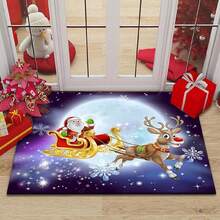 Zempertoopa Weihnachtsteppich Matten, 40 x 60 cm Weihnachtsmatte, Weihnachtsdeko Fußmatte, Weihnachten Home Tür Fußmatten, für Schlafzimmer, Flur Wohnzimmer Boden, Küche Badezimmer Teppich (G) - G - Übersicht 6