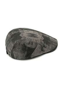 Boina de estilo tie-dye nueva de primavera, gorra de periódico reversible unisex, gorra estilo británico retro - A - Ver 6