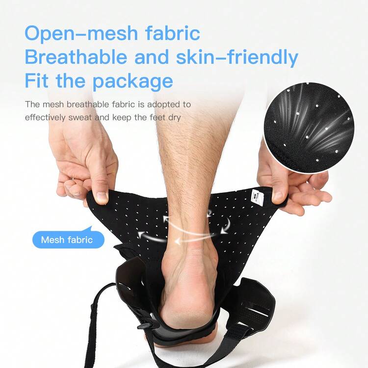 Vilico 1 Piece Black And Gray Ankle Brace For Ankle Support Immobilization Rehabilitation Men'S Sports Women'S Anti-Twist Injury Prevention Foot Recovery Professional Joint Ankle Protector - Multicolor - View 4