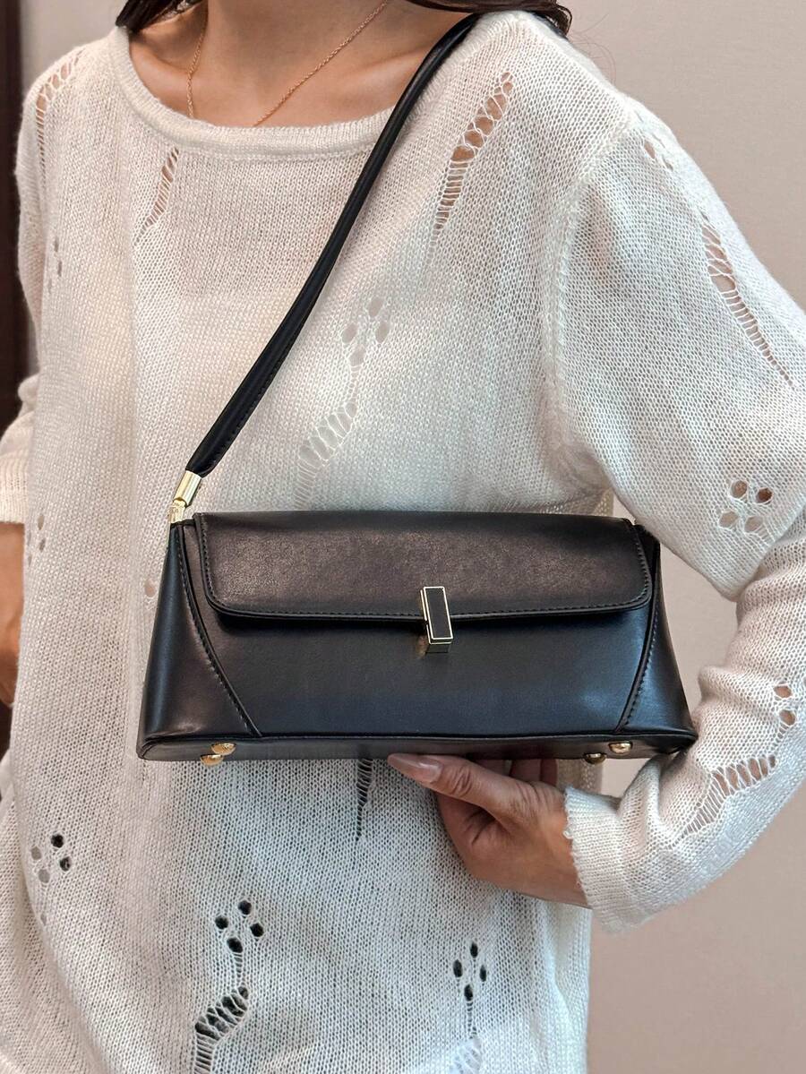 Bolso de mano minimalista y vintage para mujer, ideal para uso diario