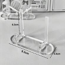 1-16 Pcs Upgraded Acrylic Card Display Stands, Card Storage & Display Racks, And Coin Display Stands; Also Suitable For Displaying Magnetic Cards, Challenge Medals, Baseball Cards, Collectible Cards, Sports Cards, And For Trade Show Exhibitions (Cards Not Included In The Set) - Transparent - View 10