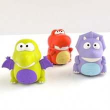 Magnetic Walking Dinosaur Baby Toy Set (1PC) - 6 Colors Wobble Dino Educational Activity Toys With Sensor, Early Learning Montessori Toys For Toddlers 18M+, Perfect Holiday, Birthday, Christmas,New Year Gift For Kids - Multicolor - View 6