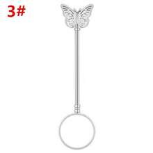 新款原创镂空蝴蝶形吸烟环，个性化戒指，香烟夹，加厚香烟夹，夹子，香烟架 - 彩色 - 查看 5