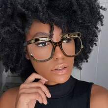 复古Y2K电脑眼镜 时尚圆形眼镜 男女皆宜 - 彩色 - 查看 5