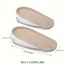 1 Pair Self-Adhesive Invisible Height Increase Insoles, Silicone Hidden Heel Lift Pads, Suitable For Men And Women Flat Shoes, Shoe, Spring Summer Picks, Brides Maid Gifts, Room, Bedroom Decor, Beach, Travel, For Men, For Women, Vacation, Women's Day, Travel Essentials, Wedding Favors, Y2k, Bedroom, Car Accessories Women, Kitchen Decor, Cute Stuff - Multicolor - View 11