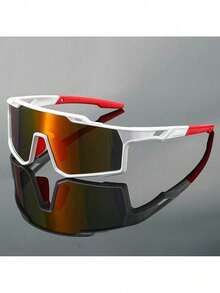 1pc Men's Frame Multi-Color Simple Fashion Glasses And Usage CHC2 - Black Frame, Black Membrane - View 7