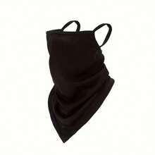 1pc Outdoor Cycling Breathable Face Mask Ear Loop Bandana - Breathable Quick-Dry Face Cover - Multi-Functional Triangular Scarf Insect Proof Sun Protection Neck Gaiter Unisex - Multicolor - View 5