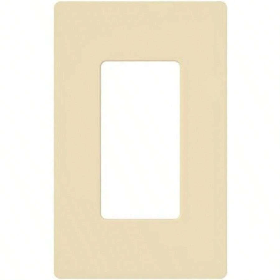 Lutron 1-Gang Claro placa de pared, 1 unidad,(Ivory 1 unidad)