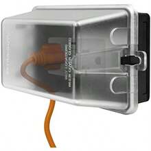 ENERLITES - Carcasa extra resistente a la intemperie, cubierta de salida aire última intervensión, receptáculos GFCI, doble instalación, uso horizontal o vertical, 1 banda de 6.1 x 3.4 x 2.8 pulgadas, cubierta transparente, IUC1HV-D(Horizontal o vertical) - Multicolor - Ver 1