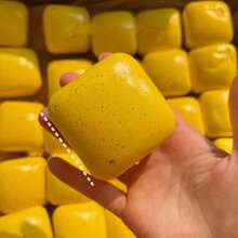 Soft & Slow Rebound Realistic Mini Bread Squeeze Toy, Realistic Butter Toast, Longjing Green, Green Apple, Small Pink Berry, Small Square Loaf, Stress Relief Toy, Small Gift Packaging, Random Delivery