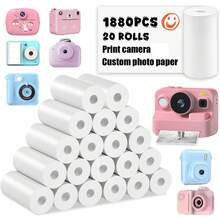 10/20 Rolls Instant Print Camera Photo Paper, Smooth End, Film, Fun Design, Ideal For Most Instant Print Cameras, Christmas And Birthday Gift, Photography Supplies, 77gsm, Ideal For Photography Enthusiasts - Multicolor - View 8