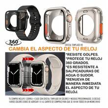 SMART WATCH MX Correa Sport Para Apple Watch + Case Ultra Cristal Templado - Crema/Starlight - Ver 4