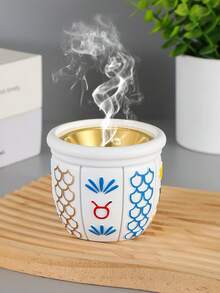 这款树脂香炉采用阿拉伯风格，圆形杯状设计，适用于家居装饰、节日装饰、办公室装饰和香薰疗法，也可作为纪念品。它是送给挚友、节日、斋月、女性、冬季和婚礼的完美礼物。 - 彩色 - 查看 6